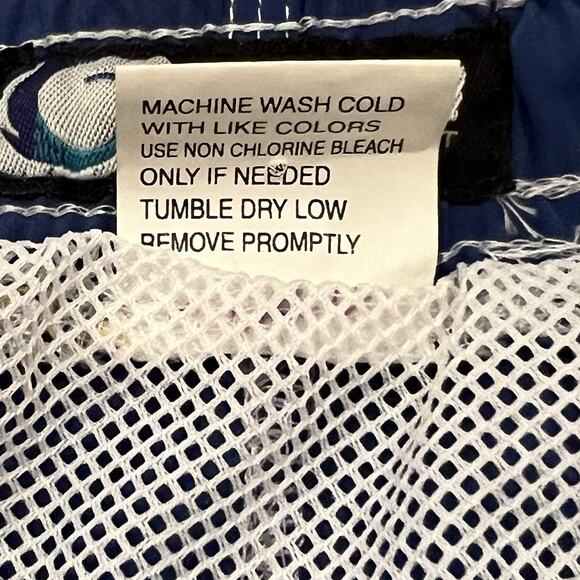 NEW Laguna Sport Swim Trunks Board Shorts Blue Mens Size 3XL Pockets Mesh Lined - Picture 6 of 14